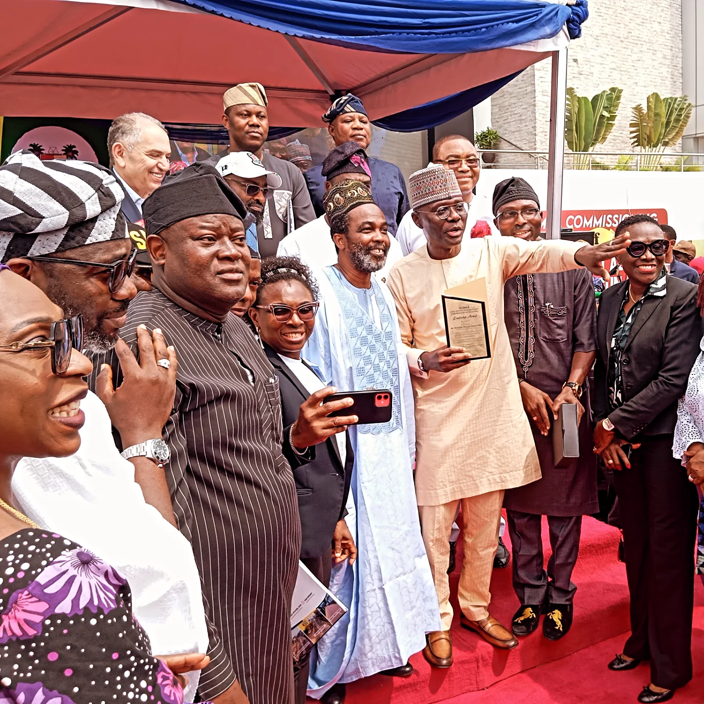 LERSA HONORS GOVERNOR SANWO-OLU AT THE COMMISSIONING OF KEY INFRASTRUCTURE PROJECTS